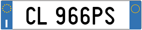 Truck License Plate